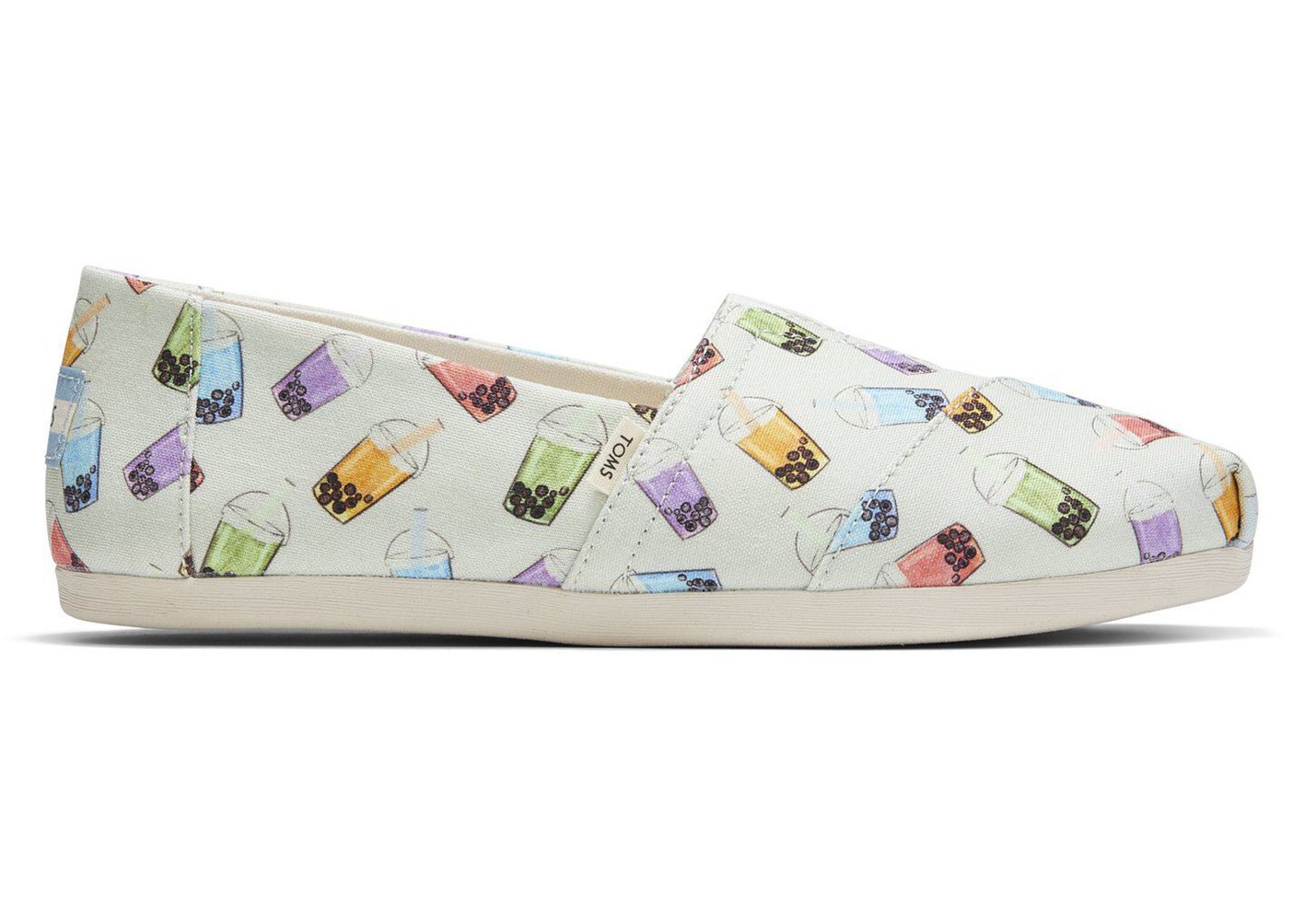 Toms Espadryle Damskie Białe - Alpargata Boba Tea - 25WJGELDK